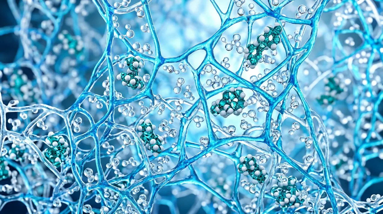 Microestructura reticular de la matriz de gel hidrofílico de alta calidad, la agua cristalina y los medicamentos entrelazados
