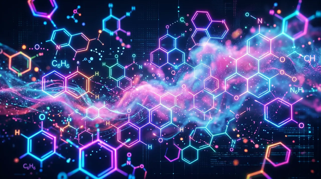 充满活力的挥发性分子，宛如自然界中飞舞的化学精灵